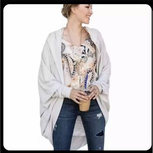 Evy’s Tree “Jennifer” Shrug in Iced Chrome (gray)